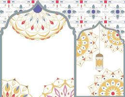 arabische hintergrundillustration papierschnittartdesign vektor
