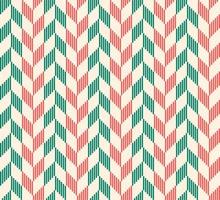 modern röd-grön fiskbens chevron sömlösa mönster på krämfärgad bakgrund. använd för tyg, textil, inredningselement, klädsel, omslag. vektor
