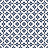 kleine geometrische Sterngitter Kreisform blaue Farbe nahtlose Muster Hintergrund. Batikmuster. Verwendung für Stoffe, Textilien, Innendekorationselemente, Polster, Verpackungen, Verpackungen.
