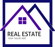 Immobilienlogo vektor