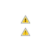 Warnung, Verbot, Ausrufezeichen Vorsicht Symbol Logo Vorlage