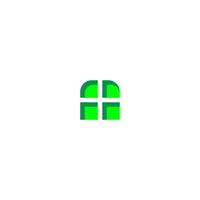 hus windows logotyp ikon vektor