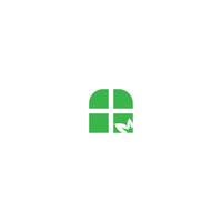 Haus-Windows-Logo-Symbol vektor