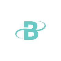 bokstaven b logotyp ikon design vektor