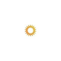 Sonne-Logo-Symbol-Vorlage vektor