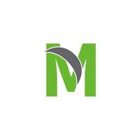 Buchstabe m Logo-Icon-Design-Konzept vektor