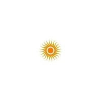 Sonne-Logo-Symbol-Vorlage vektor
