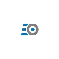 Brief-EO-Logo-Symbol-Vorlage vektor