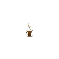 Kaffeetasse-Logo-Design-Vektor-Café-Symbol vektor