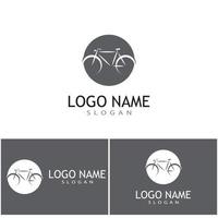 cykling logotyp mall vektor symbol natur