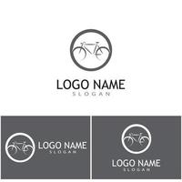 cykling logotyp mall vektor symbol natur