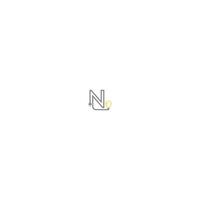 buchstabe n und lampe, bulp-logo vektor