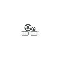 Filmstreifen-Illustrationssymbol vektor