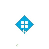 Haus-Windows-Logo-Symbol vektor