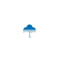 Regenschirm-Logo-Icon-Konzept vektor