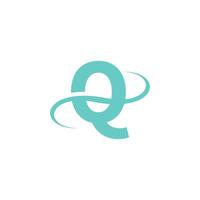 Buchstabe q Logo Icon Design Vektor