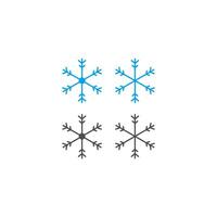 Weihnachtsschmuck in Form von Schneeflocken-Symbol vektor