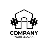 Fitness-Studio-Logo-Design vektor