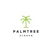 Palmträd logotyp ikon formgivningsmall vektor