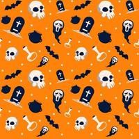 abstrakt halloween mönster design bakgrund. vektor. vektor