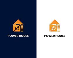 power house logotyp formgivningsmall vektor