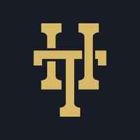 ht-Monogramm-Logo vektor