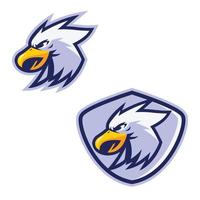 eagle maskot logotyp designmallar vektor