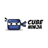Designvorlagen für Ninja-Logos vektor