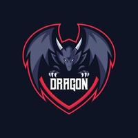 Drachen-eSports-Logo-Vorlagen