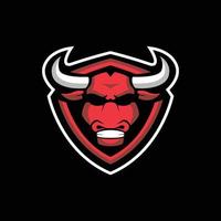 bull esports logotyp vektor