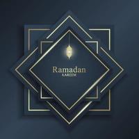 ramadan kareem islamische hintergrundillustration vektor