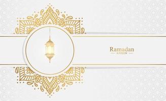 ramadan kareem islamische hintergrundillustration vektor