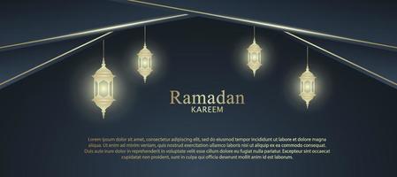 ramadan kareem islamisk bakgrundsillustration vektor