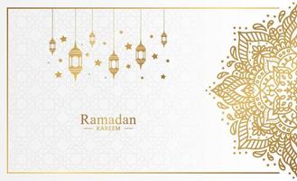 ramadan kareem islamische hintergrundillustration vektor