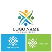 People Community Care Group Network und Designvorlage für soziale Symbole