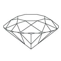 vektorset aus goldenen luxuskristalldiamanten formen. grenzkollektion für karte. geometrischer premium-glitzerhintergrund, polygonmosaikform amethyst edelstein quarz steinlinie kunststil vektor