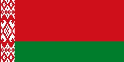 flagge von weißrussland vektor