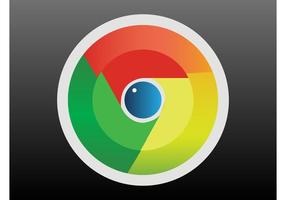 Google Chrome-logotypen vektor