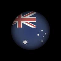 Land Australien. Australien-Flagge. Vektor-Illustration. vektor