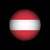 landet Österrike. österrikiska flaggan. vektor illustration.