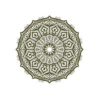 Mandala-Logo-Kunst-Symbol-Symbol-Vektor vektor