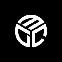 mdc-Brief-Logo-Design auf schwarzem Hintergrund. mdc kreatives Initialen-Buchstaben-Logo-Konzept. mdc Briefgestaltung. vektor