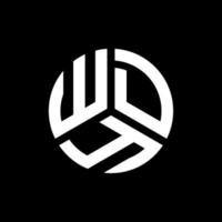 Wdw-Brief-Logo-Design auf schwarzem Hintergrund. wdw kreative Initialen schreiben Logo-Konzept. wdw Briefgestaltung. vektor