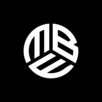 mbe-Buchstaben-Logo-Design auf schwarzem Hintergrund. mbe kreatives Initialen-Brief-Logo-Konzept. mbe Briefgestaltung. vektor