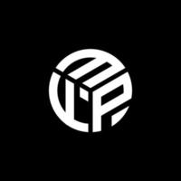 mfp-Brief-Logo-Design auf schwarzem Hintergrund. mfp kreatives Initialen-Brief-Logo-Konzept. mfp Briefgestaltung. vektor