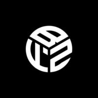 bfz-Brief-Logo-Design auf schwarzem Hintergrund. bfz kreative Initialen schreiben Logo-Konzept. bfz Briefgestaltung. vektor