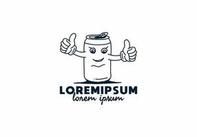 glad burk illustration med lorem ipsum text vektor