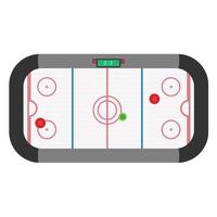 hockey luft bordsspel vektor illustration. isolerad underhållning tävlingsmatch