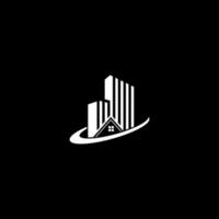 c-Gebäude Luxus-Logo-Design vektor