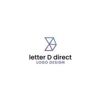 direkt digital logotyp design vektor